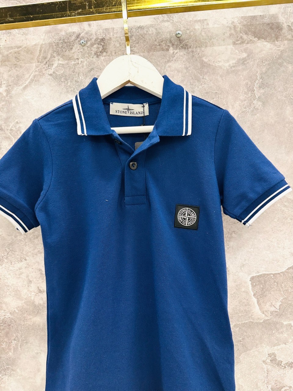 поло stone island,stone island junior,stone island,поло стон айленд синяя,поло с