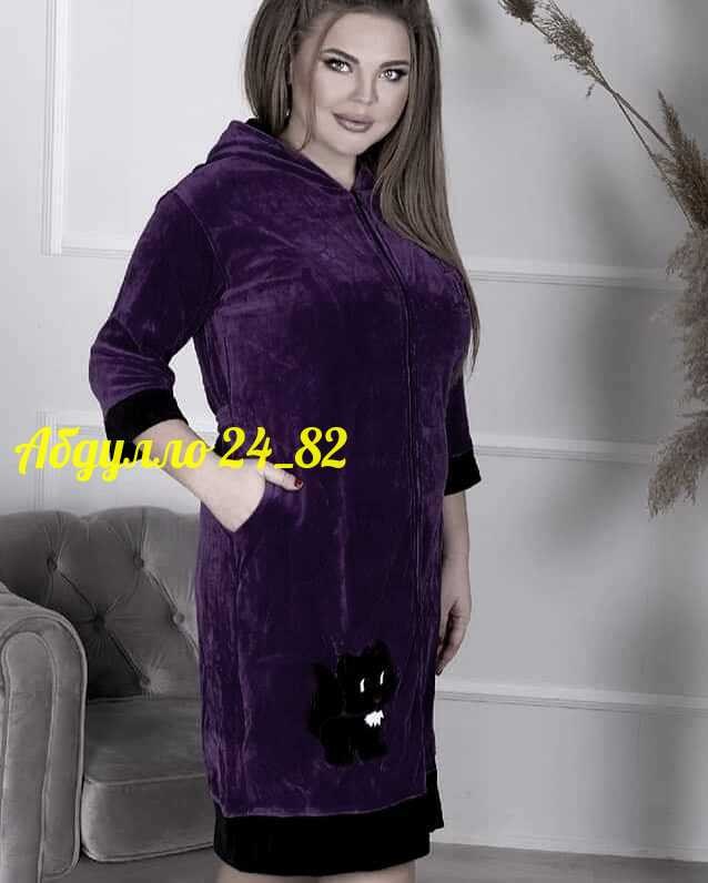 женский велюровый халат,велюровый халат,халат женский,халат из велюра,халат домашний велюровый