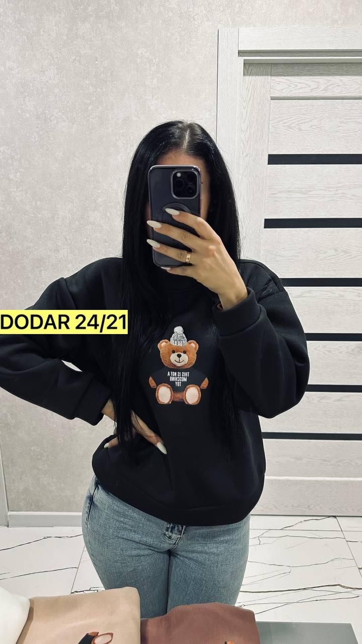 свитшот женская,толстовка кофта,толстовка,модная толстовка,свитшот с мишкой
