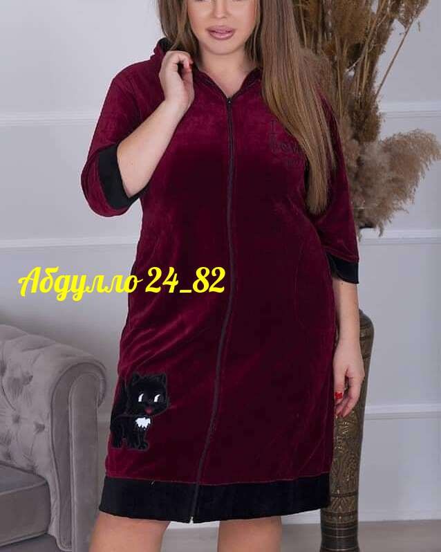 женский велюровый халат,халат женский,велюровый халат,халат велюр,халат из велюра