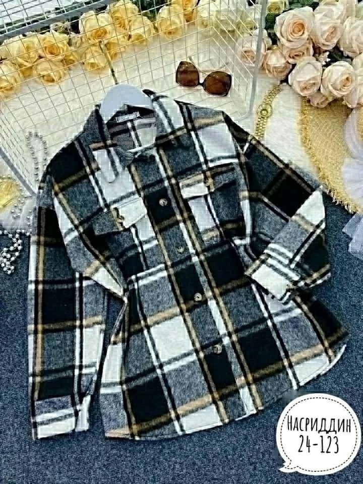 рубашка в клетку оверсайз женская,рубашка женская оверсайз в клетку теплая,рубашка женская,женские блузки и рубашки,клетчатая рубашка оверсайз