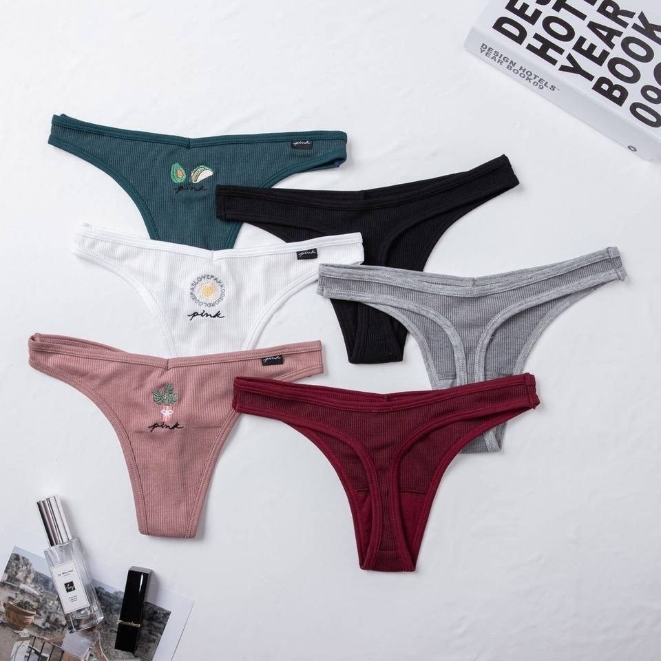 хлопковые стринги,женские трусики стринги,женский трусы,стринги с вышивкой,стринги женские хлопковые