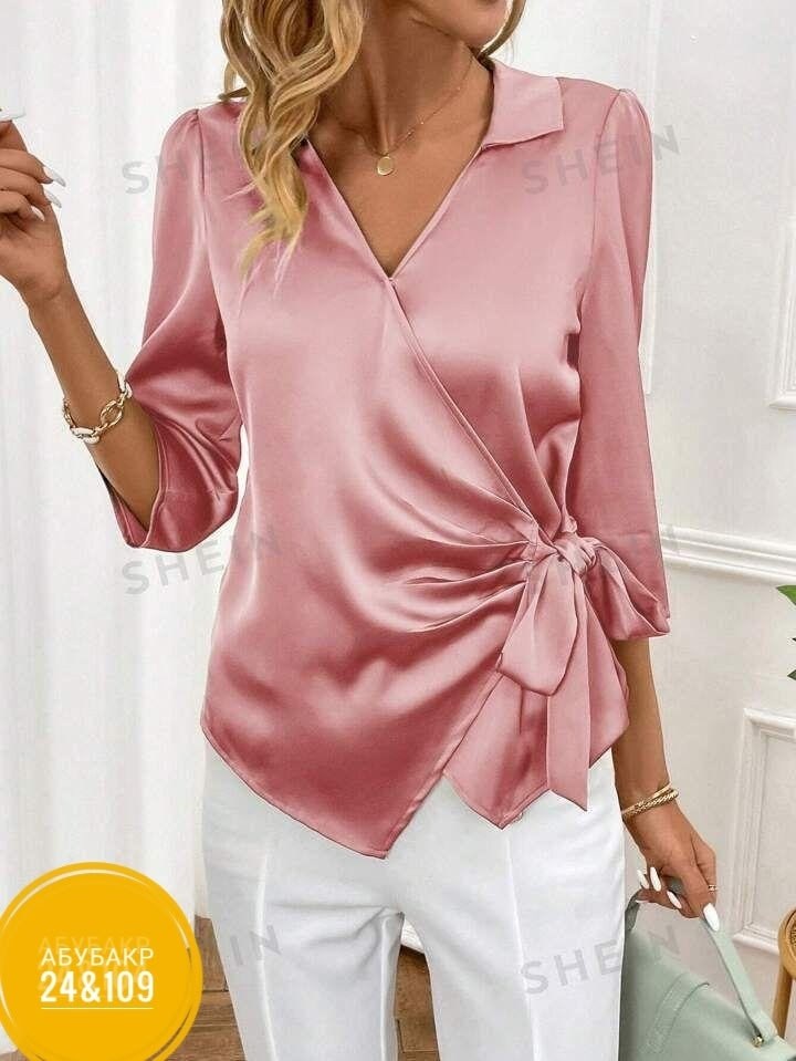 блузка элегантная,повседневная блуза,женская блуза,модная блузка,блузки из атласа