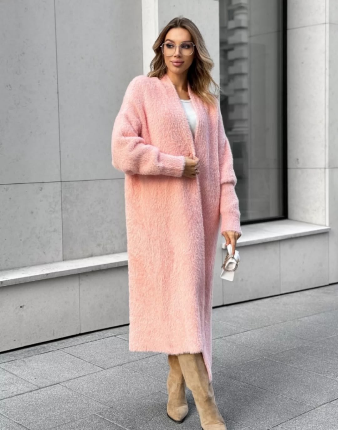 кардиган длинный пушистый,белый кардиган,кардиган,кардиган длинный,кардиган домашний