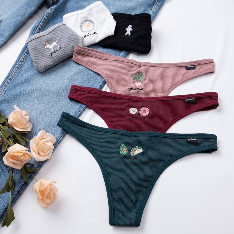 хлопковые стринги,женские трусики стринги,женский трусы,стринги с вышивкой,стринги женские хлопковые