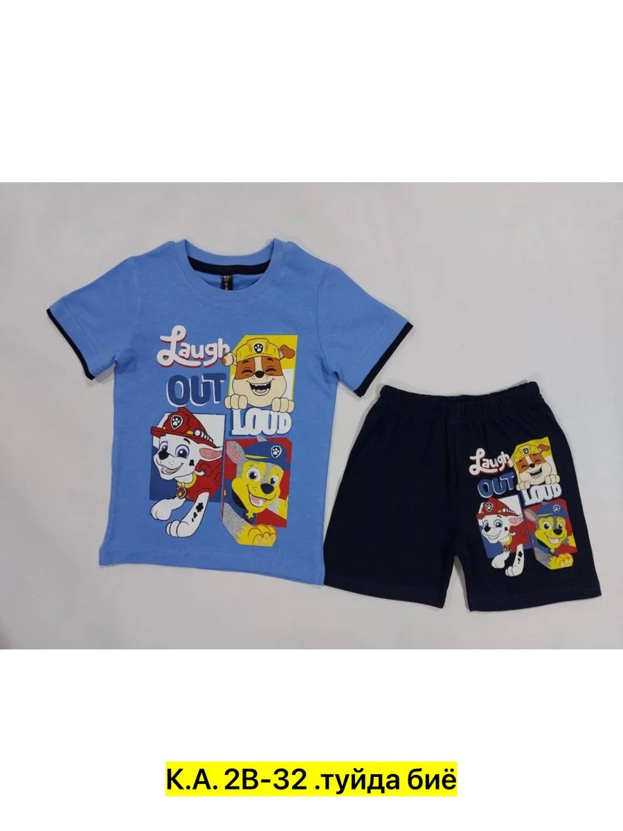 ,костюм футболка с шортам,детские одежда,костюм футболка с шортами детский,детский костюм