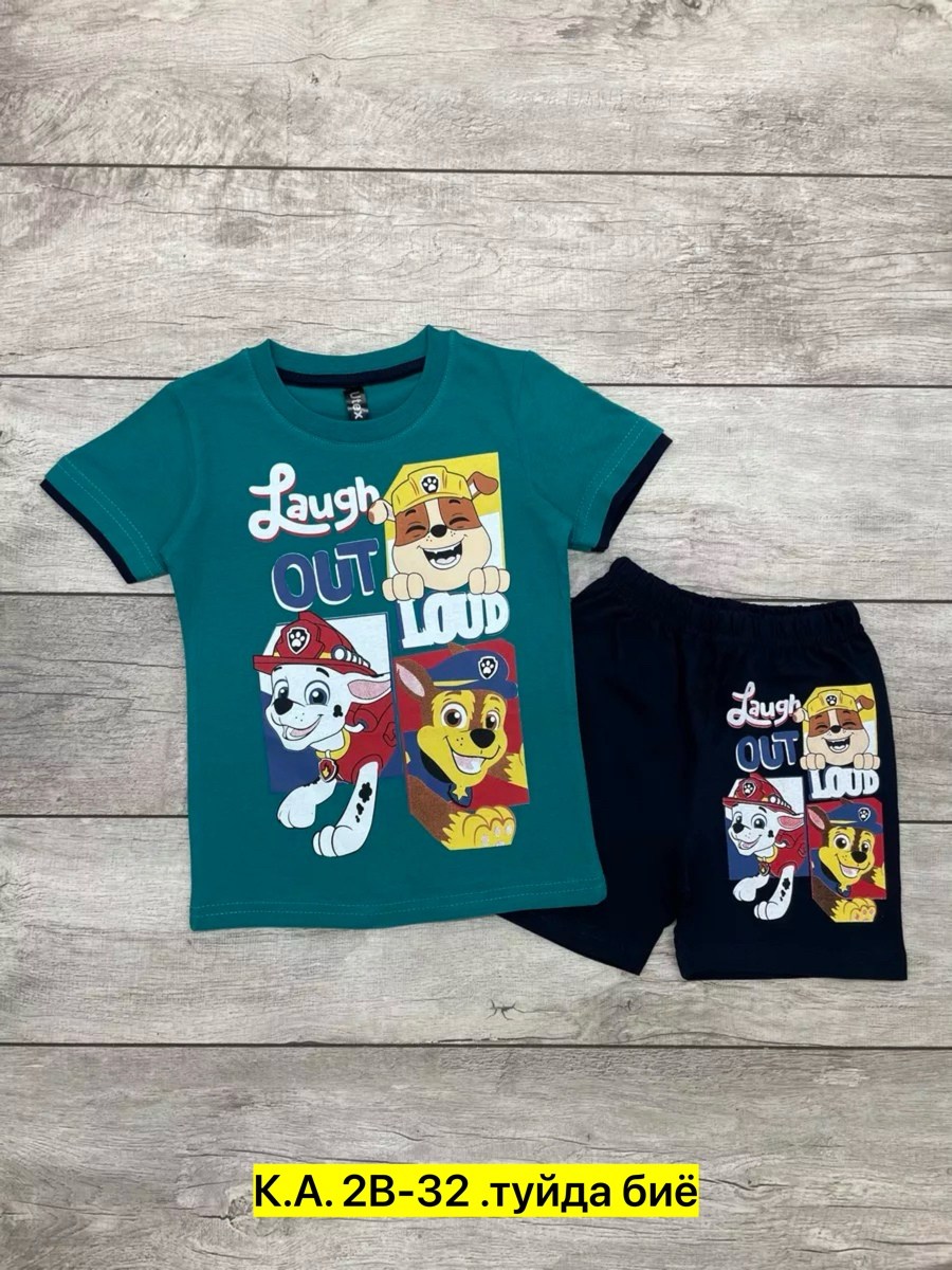 ,костюм футболка с шортам,детские одежда,костюм футболка с шортами детский,детский костюм