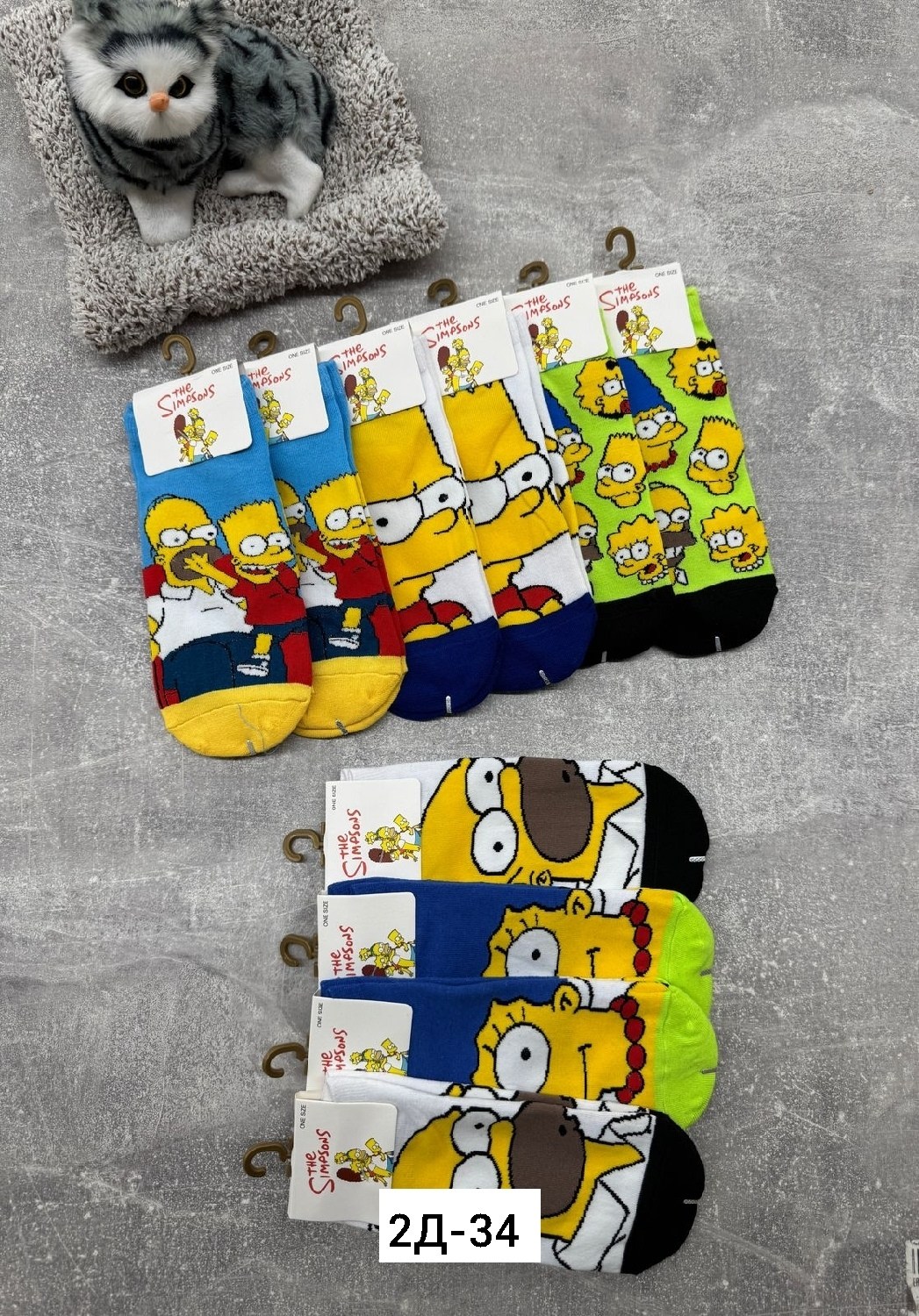 носки симпсоны,носки женские,носки симпсоны комплект,и носки,носки упаковка