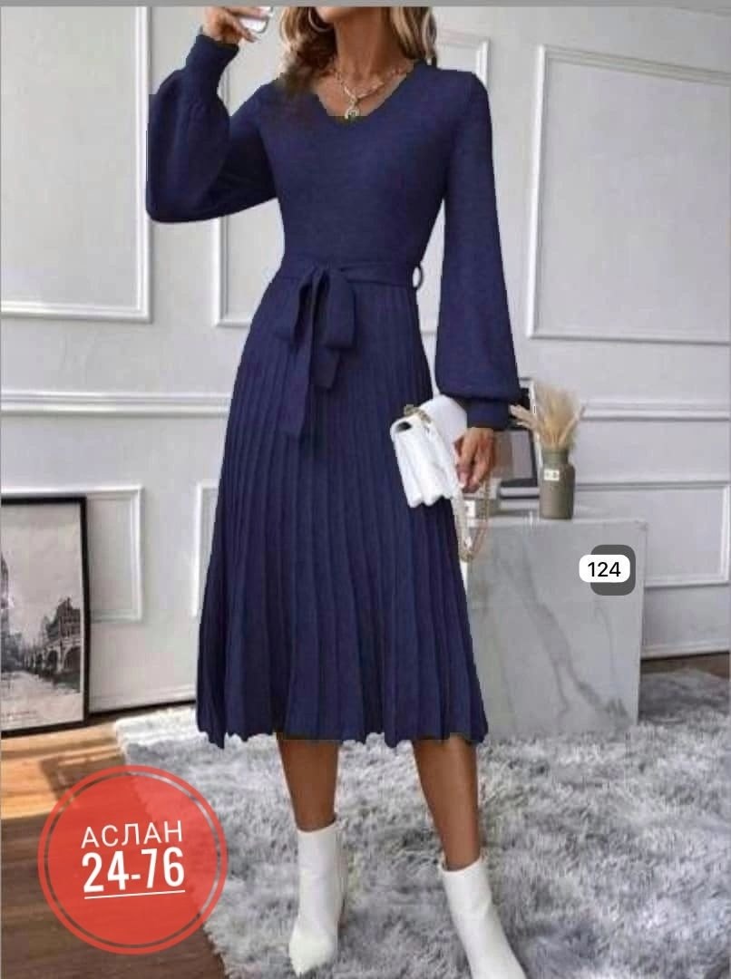 платье из ангоры,женское платье теплое,платье трикотажная,женский платье,платье женское плиссированное