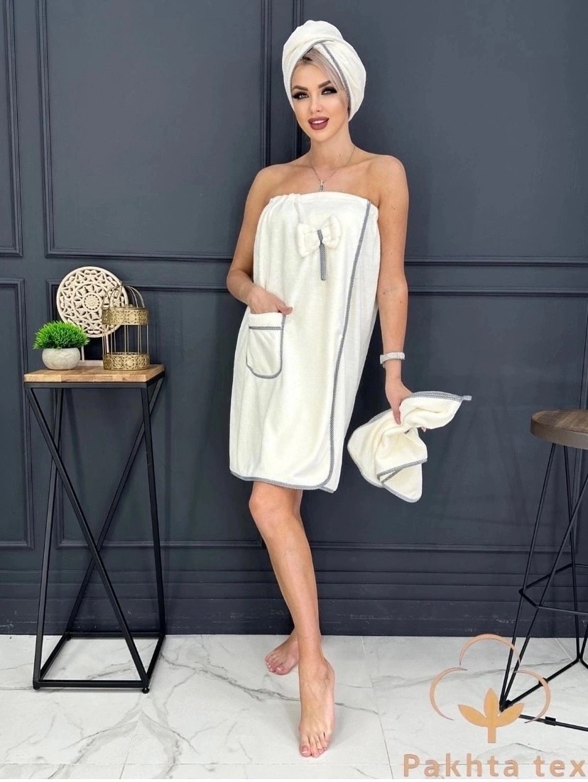 набор для бани женский,набор для сауны женский,набор для сауны женский чалма и полотенце,банный набор женский,комплект для сауны