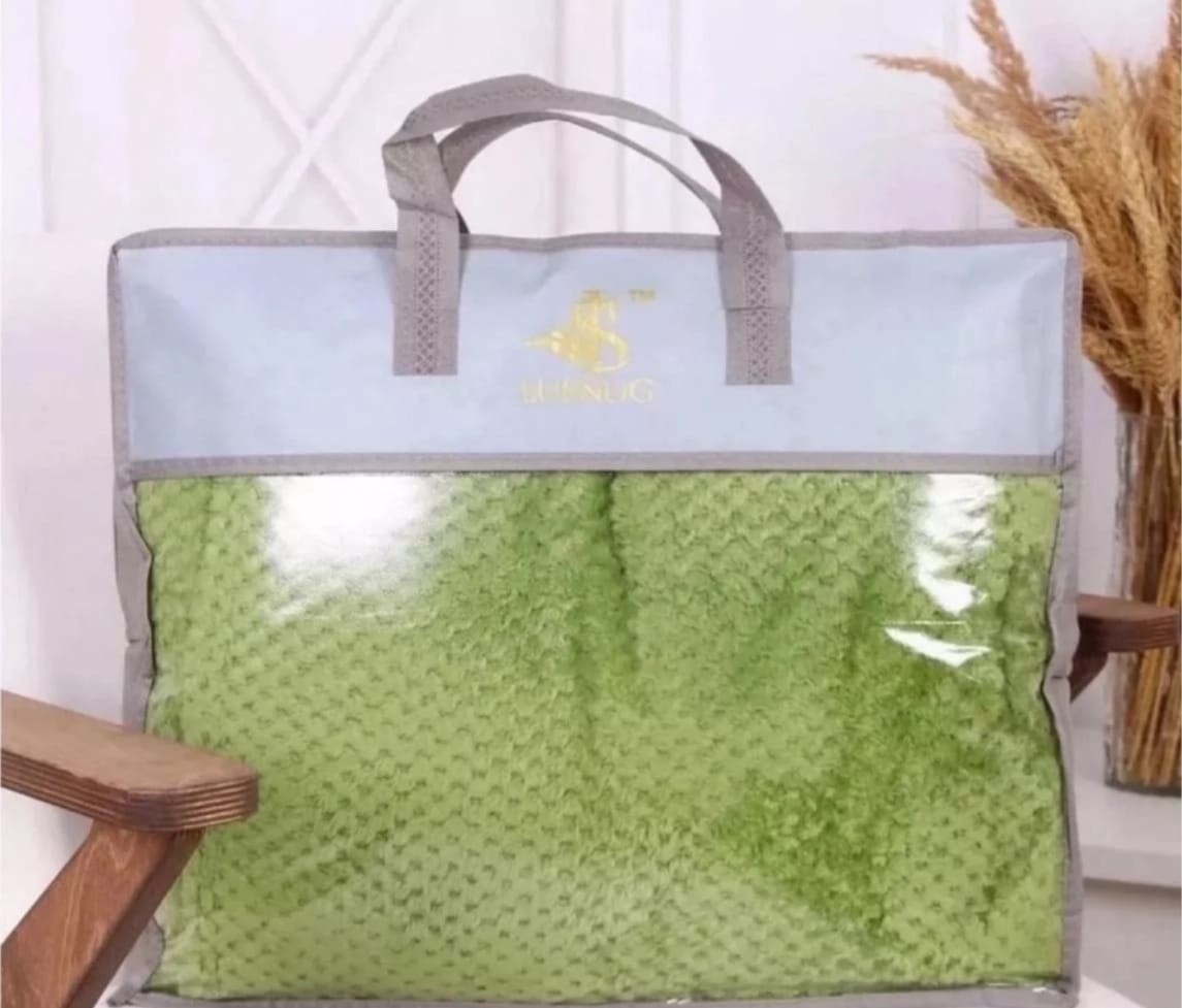 пледы,покрывала,покрывало плед,зеленый плед,плед двухсторонние