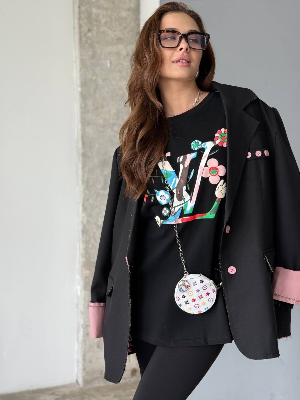 черный пиджак женский,пиджак оверсайз женский,жакет женский оверсайз,образ с пиджаком,образ с пиджаком оверсайз