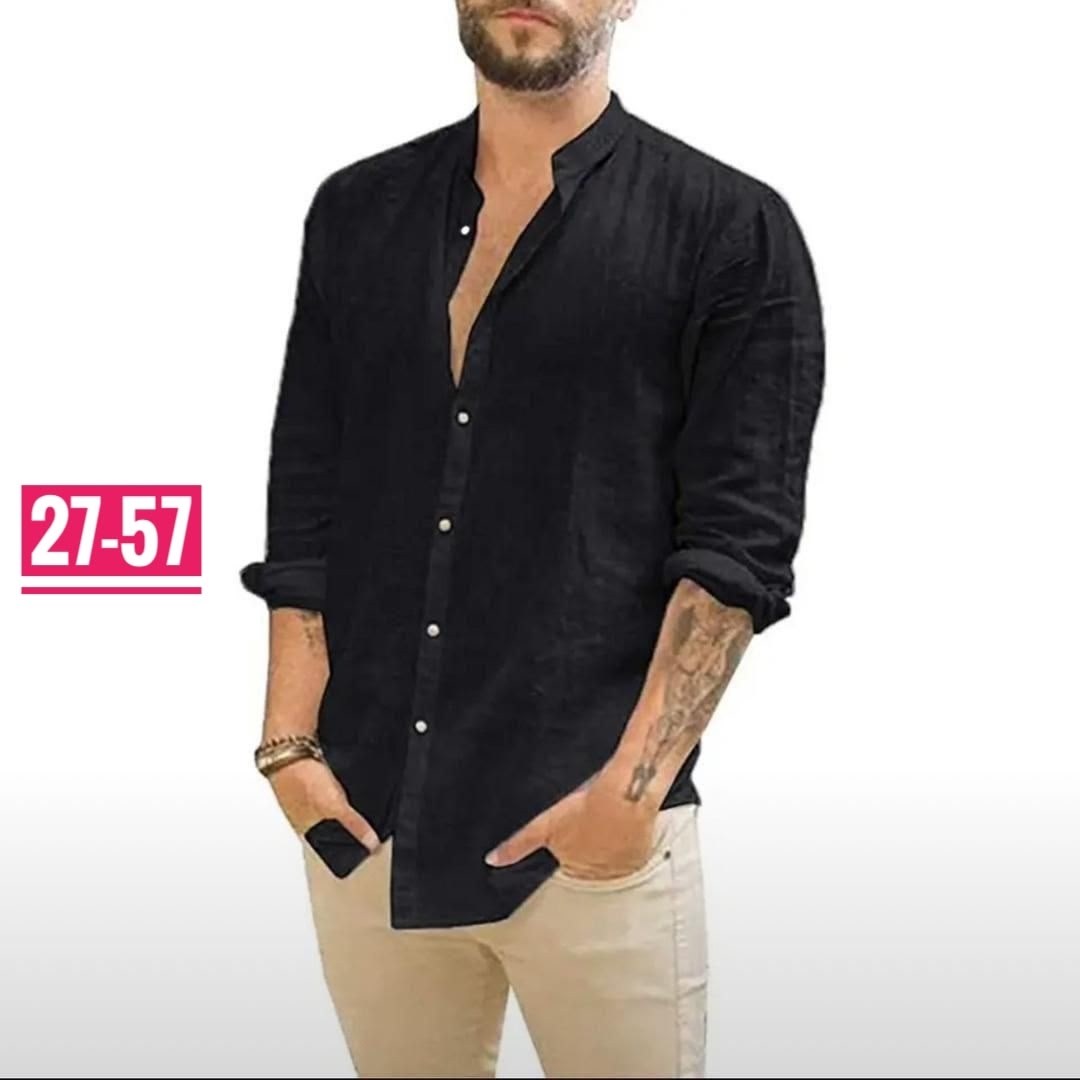 мужская повседневная рубашка,рубашка мужская с длинными рукавами,мужская однотонная рубашка с длинным рукавом,льняная мужская рубашка,повседневная рубашка