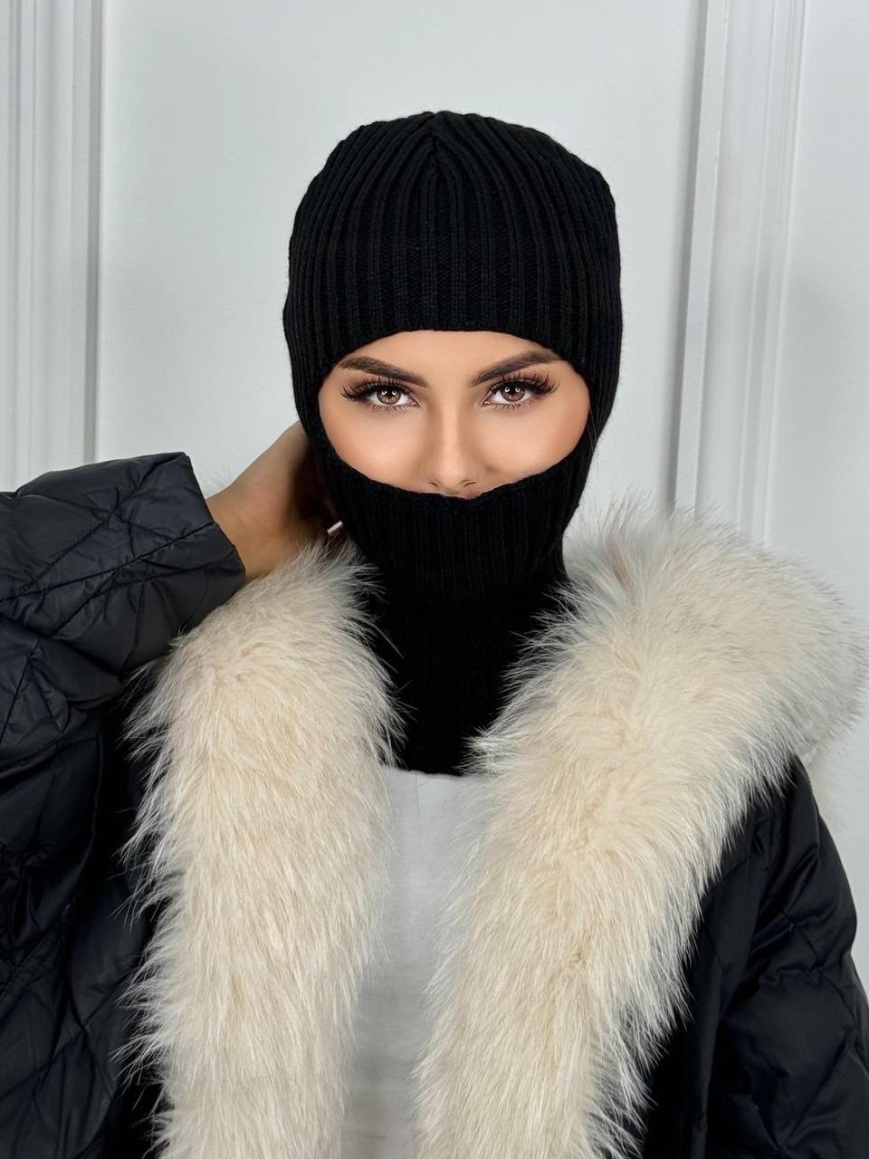 женская балаклава,балаклава вязаная,шапка балаклава женская,женская вязаная шапка балаклава,шапка балаклава