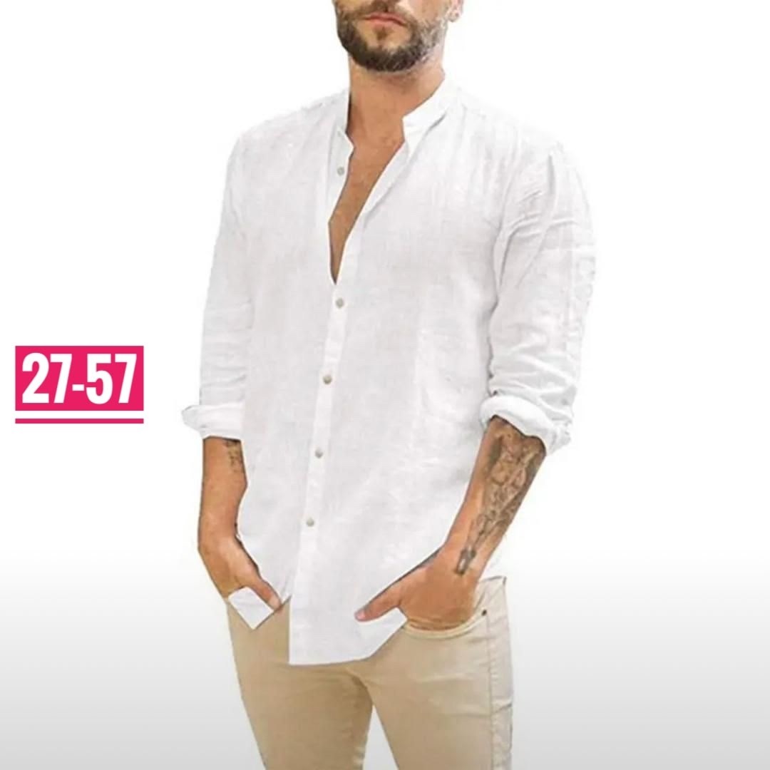 мужская повседневная рубашка,рубашка мужская с длинными рукавами,мужская однотонная рубашка с длинным рукавом,льняная мужская рубашка,повседневная рубашка