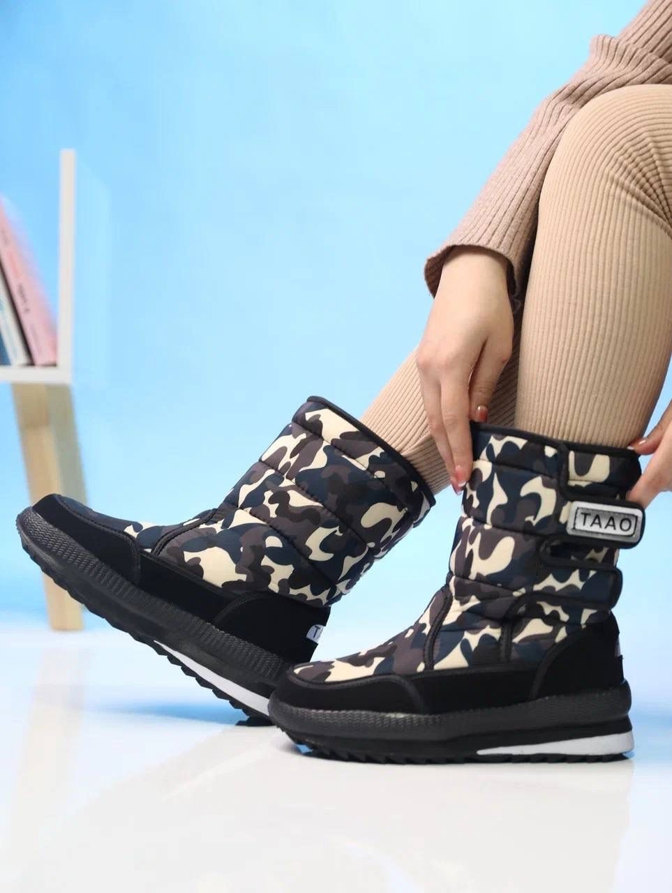 ,зимние сапоги, женская зимняя,сапоги водонепроницаемые,женские зимние сапоги