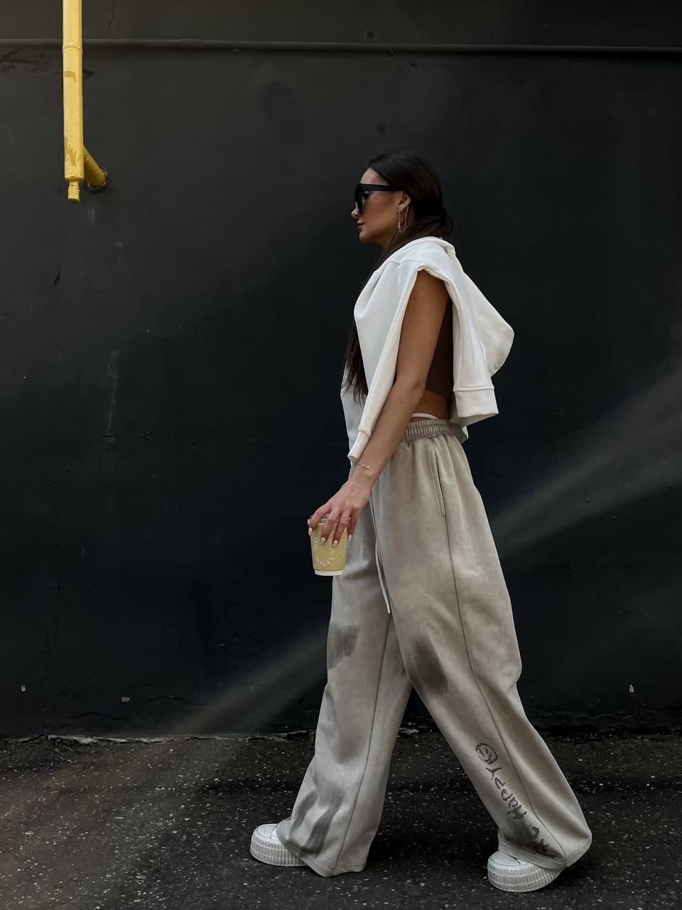 широкие брюки,модные брюки,широкие штаны,костюм с брюками палаццо,брюки комплект