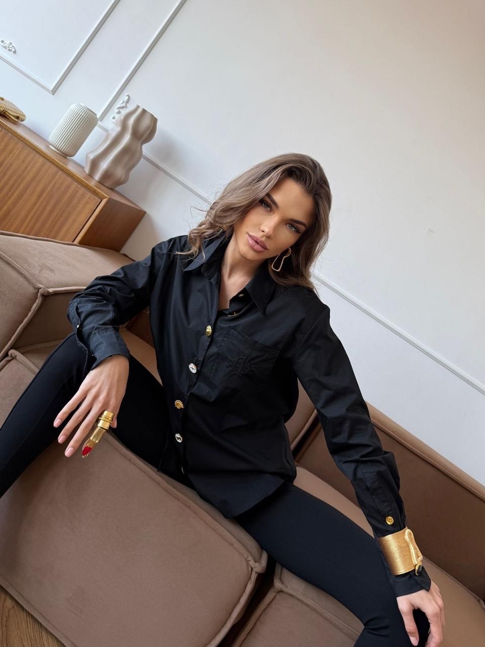 стильная блуза,женские рубашки,черная рубашка,черная рубашка женская,рубашка стильная