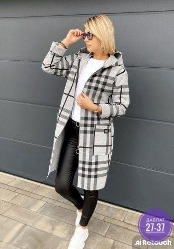 верхняя одежда для женщин,пальто в клетку,стильное пальто,женское пальто,модное пальто