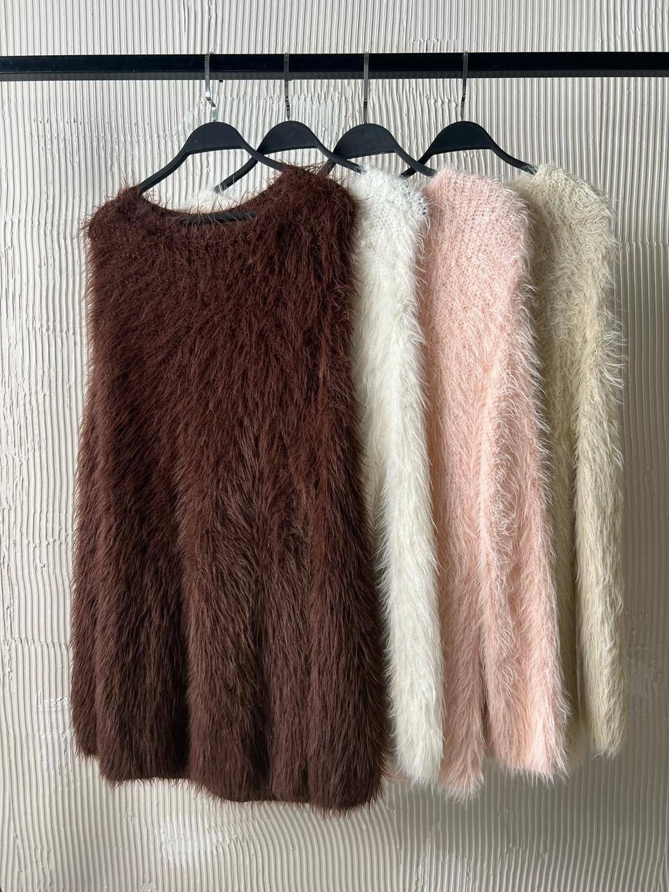 плюшевое платье,платье вязаное,платье пушистое,вязаное платье свитер,свитер удлиненная