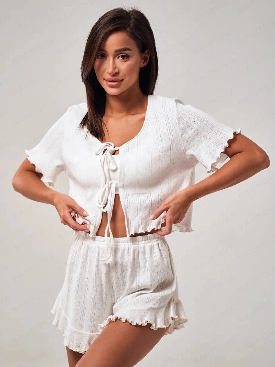 пижамы женская с шортами,пижама с шорты,одежда для дома,пижамы женски,пижамы домашняя