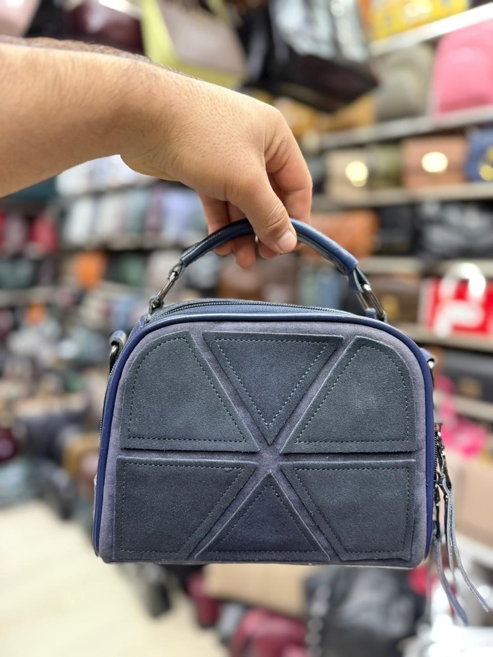 замшевая сумка,сумка,сумка женская замшевая,сумка модная,эконика синяя сумка