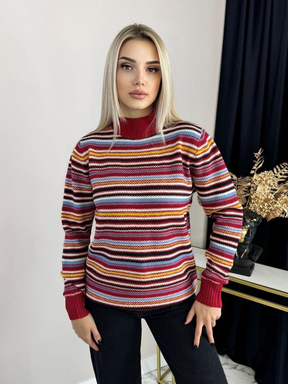 джемпер вязаный в полоску,свитер джемпер вязаный,свитер в полоску,свитер джемпер,джемпер свитер женский