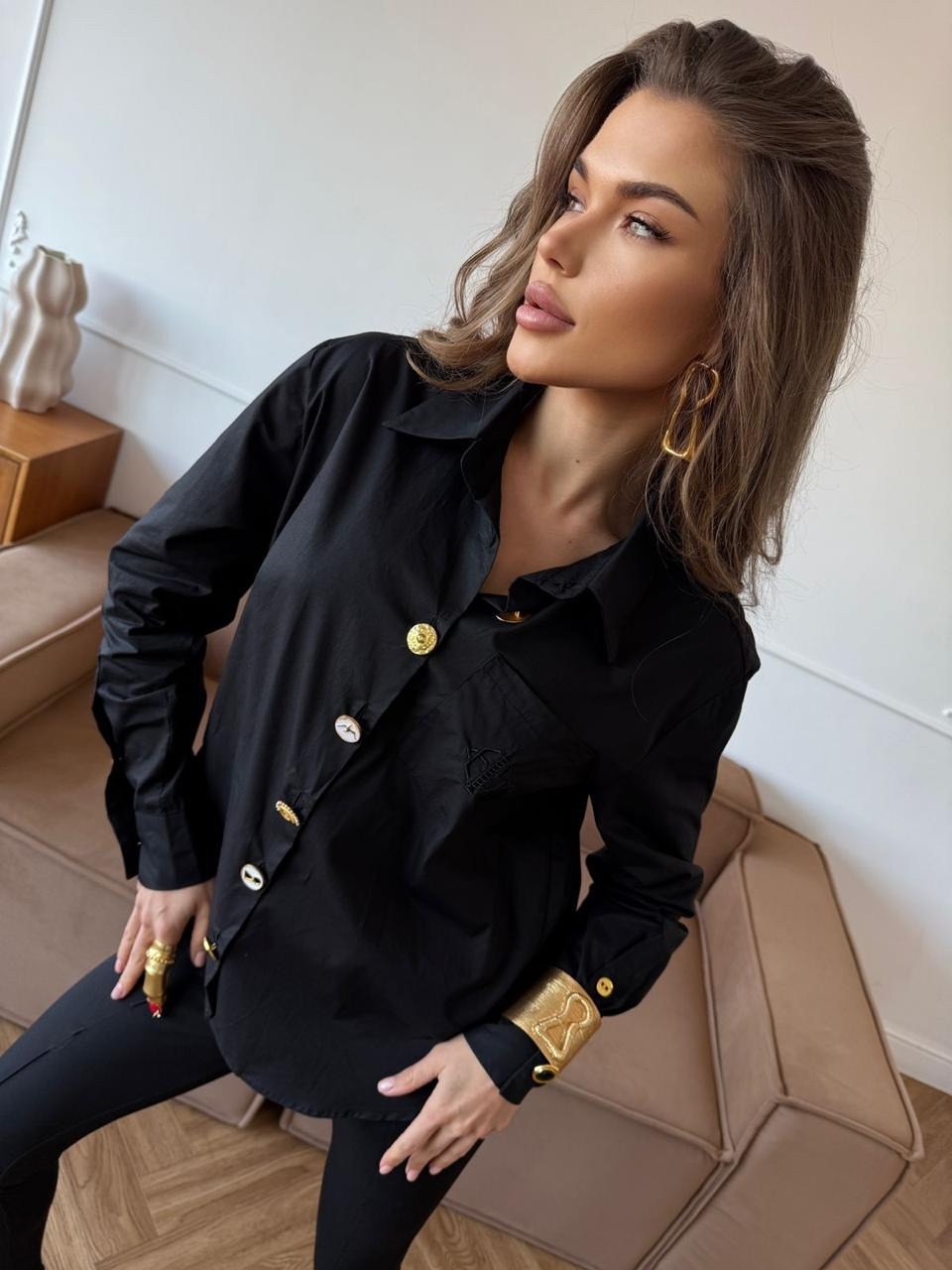 стильная блуза,женские рубашки,черная рубашка,черная рубашка женская,рубашка стильная