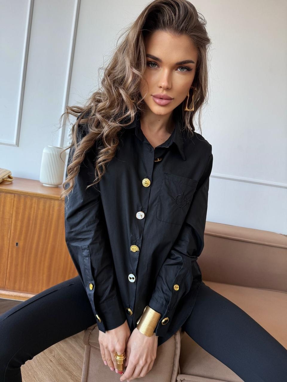 стильная блуза,женские рубашки,черная рубашка,черная рубашка женская,рубашка стильная