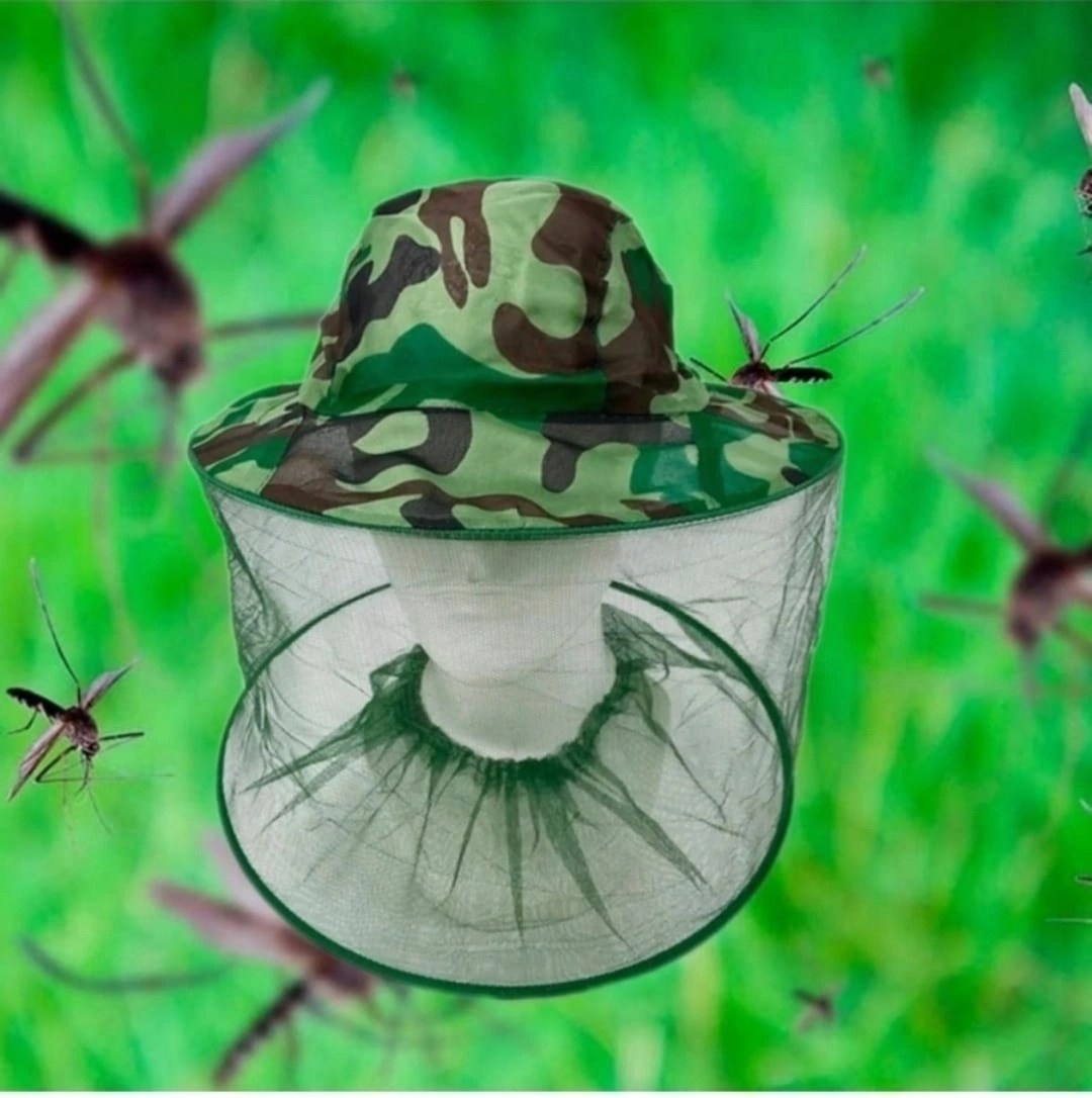 шляпа с противомоскитной сеткой,антимоскитная камуфляжная шляпа,панама антимоскитная накомарник,москитная панама-накомарник,панама накомарник