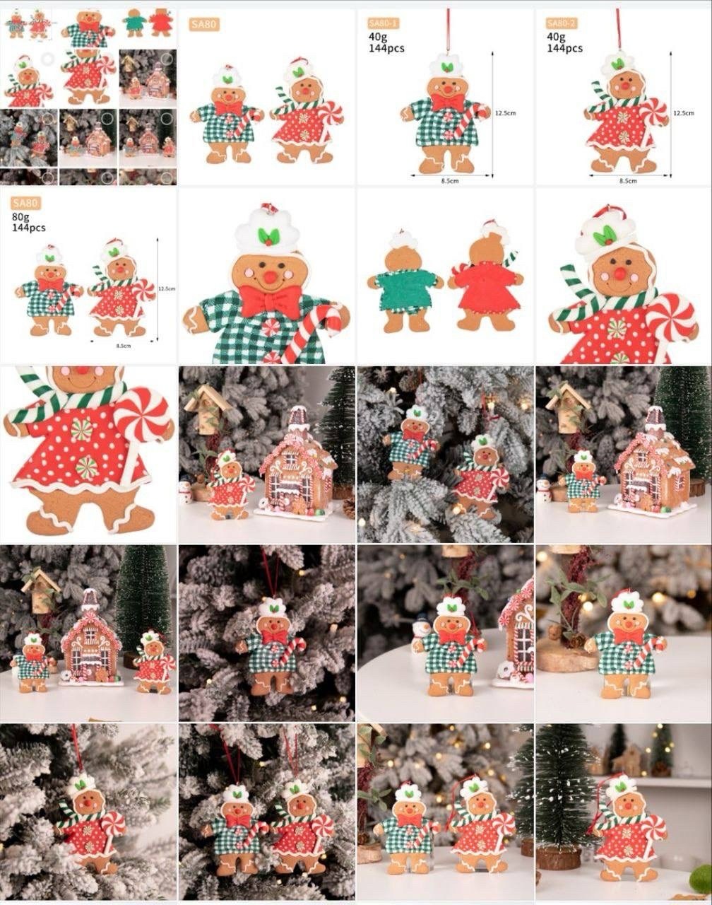 елочная игрушка пряничная,елочная игрушка набор,украшение елочное пряничный человечек,игрушка,новогоднее украшение пряничный человечек