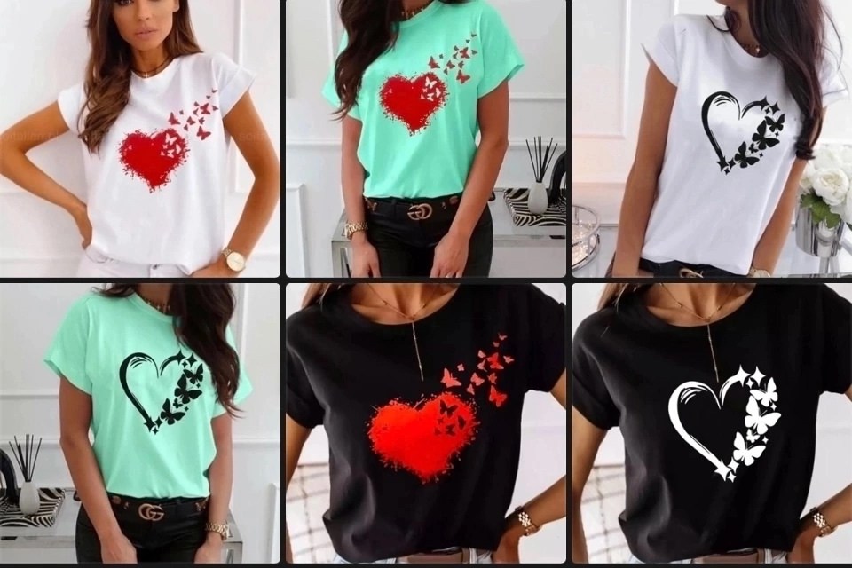 женские футболки,женские футболки с принтом,женские футболки больших размеров,футболка с принтом,футболка с сердечками