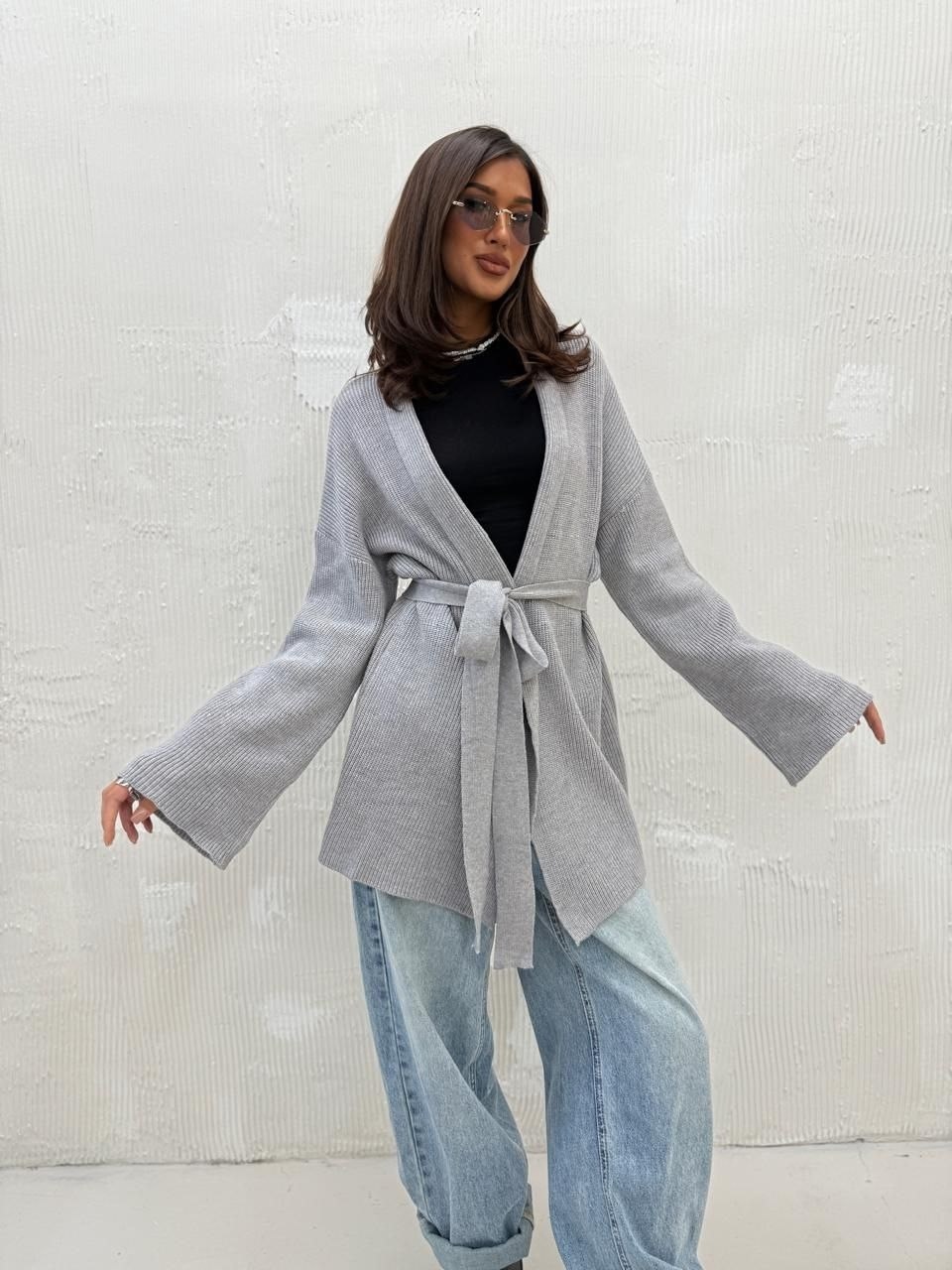 кардиган,объемный кардиган,стильные кардиганы,серый кардиган,кардиган оверсайз