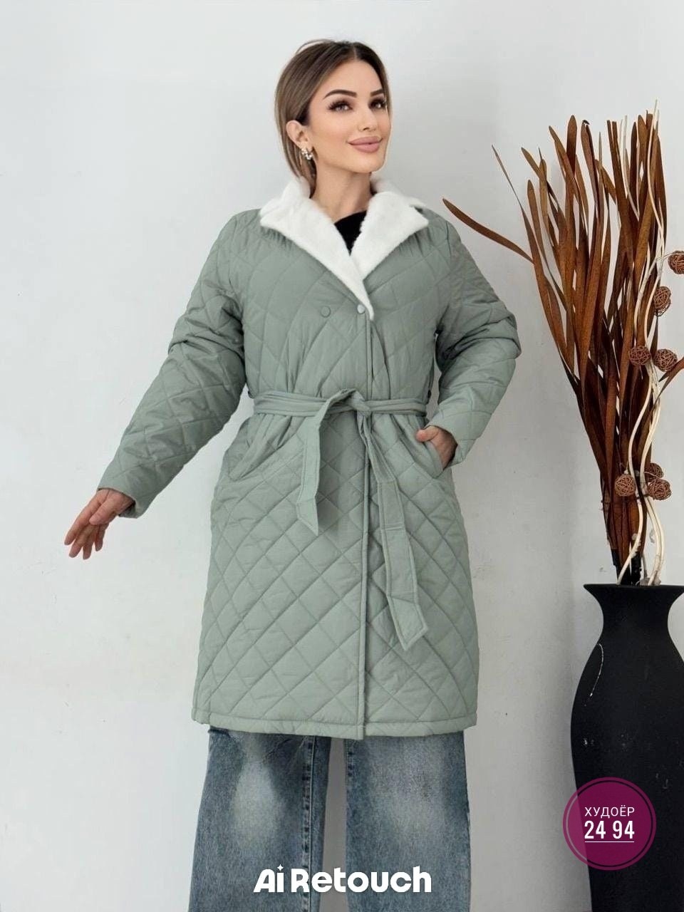 пальто стеганое,стеганое женское пальто,стеганное демисезонное пальто,удлиненная демисезонная куртка,куртка женская