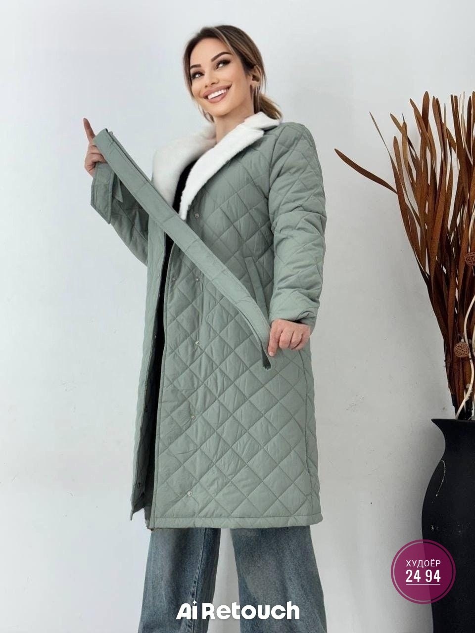 пальто стеганое,стеганое женское пальто,стеганное демисезонное пальто,удлиненная демисезонная куртка,куртка женская
