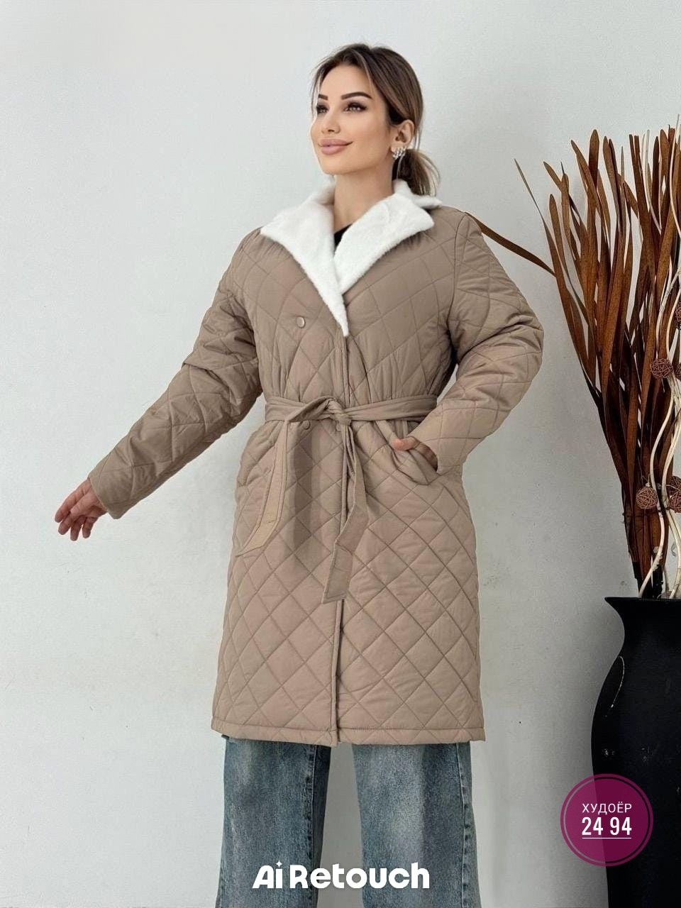 пальто стеганое,стеганое женское пальто,стеганное демисезонное пальто,удлиненная демисезонная куртка,куртка женская
