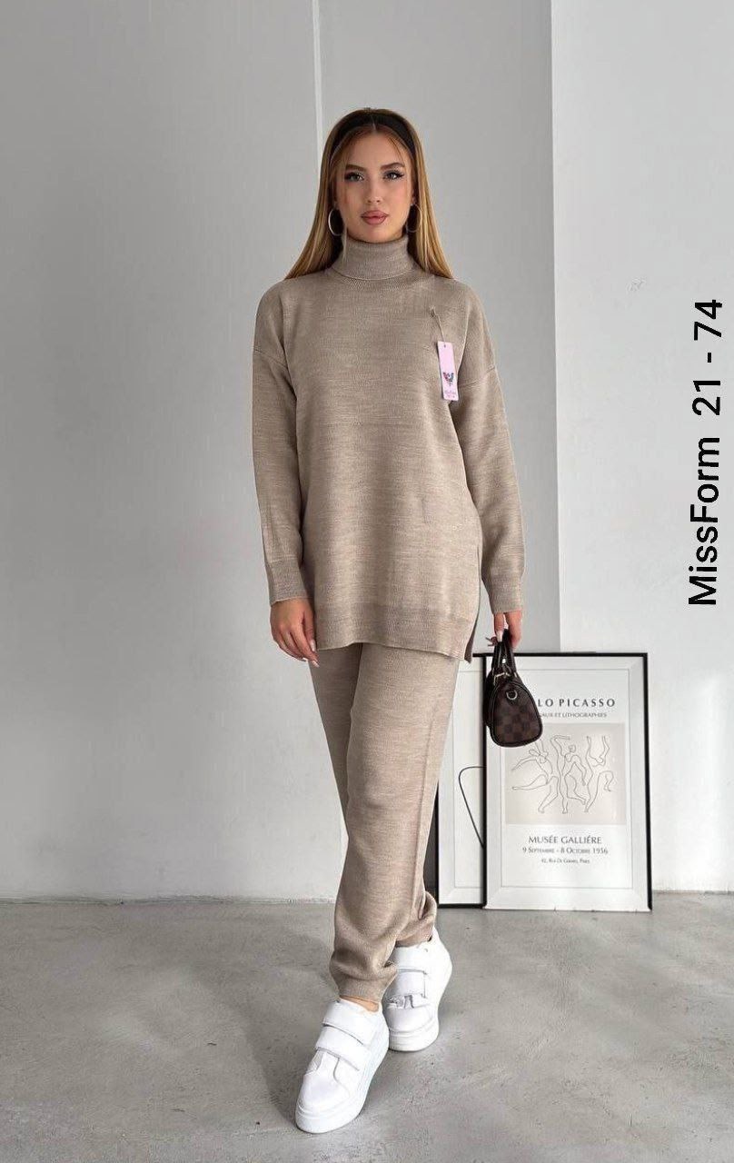 трикотажный костюм,вязаные костюмы,трикотажные костюмы женские,теплый костюм,костюм с брюками