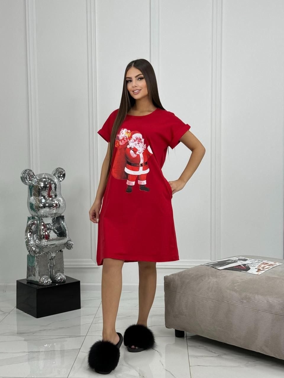 туника новогодняя,туника женская,женская домашняя одежда,домашнее платье женское,платье домашнее