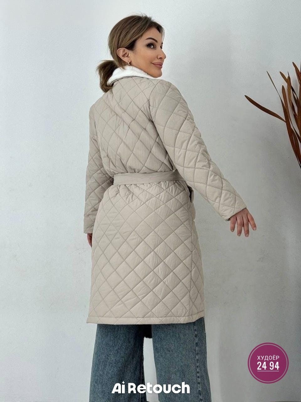 пальто стеганое,стеганое женское пальто,стеганное демисезонное пальто,удлиненная демисезонная куртка,куртка женская