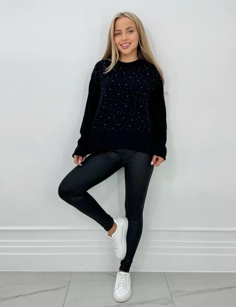 кофта женская,кофта со стразами,свитера женские,джемпер со стразами,свитер