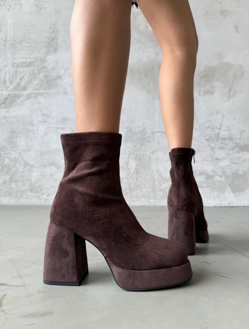 ботильоны замшевые,ботильоны женские,стильные ботильоны,женские ботильоны на платформе,замшевые ботинки