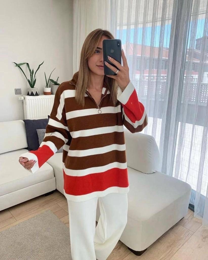джемпер с полосками,трикотажные костюмы,кофта в полоску,женский свитер в полоску,стильная кофта