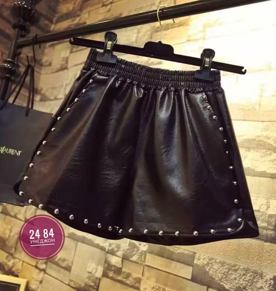 шорты кожаные,шорты женские кожаные,шорты из экокожи,женские шорты,кожаные шорты золла