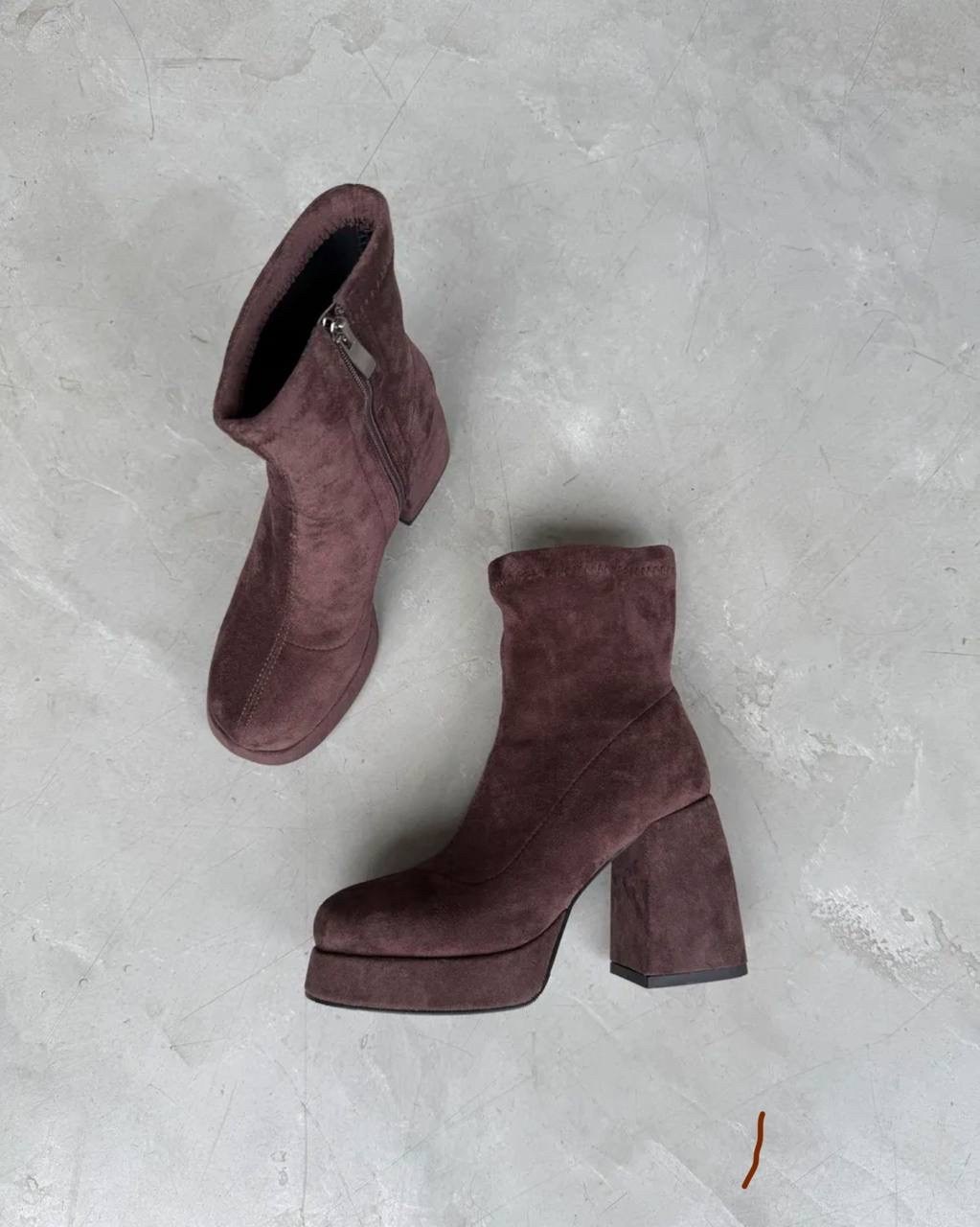 ботильоны замшевые,ботильоны женские,стильные ботильоны,женские ботильоны на платформе,замшевые ботинки