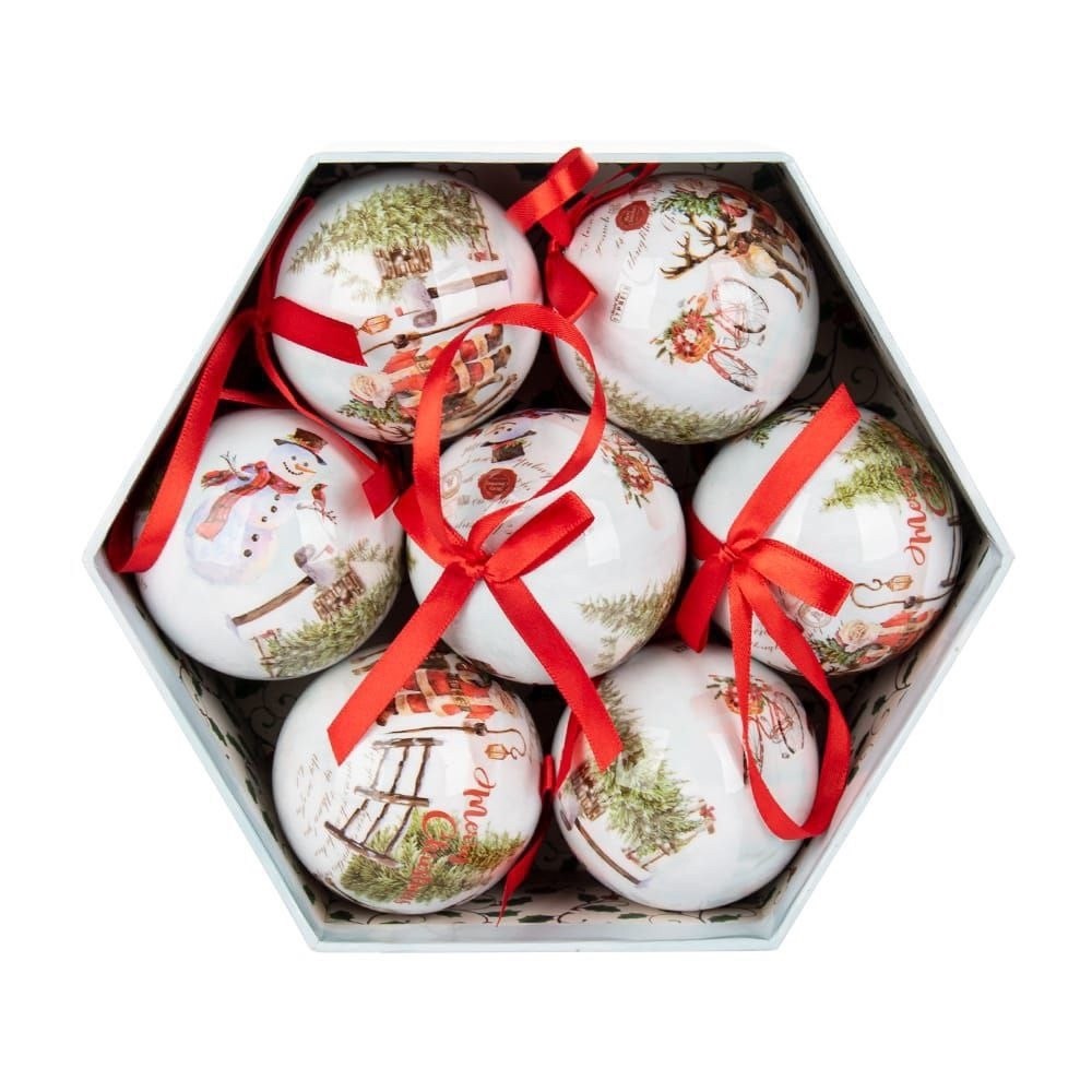 новогодний набор елочных шаров 7 шт,новогодний набор елочных шаров,набор елочных шаров,елочные шары набор новогодние,новогодний набор елочных шаров 7 штук