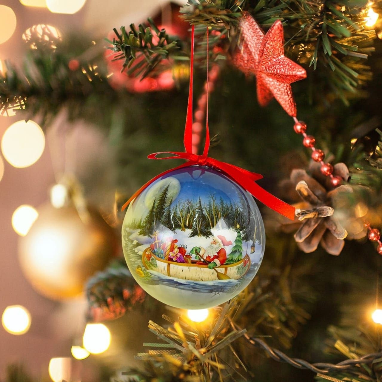 новогодний набор елочных шаров 7 шт,набор елочных шаров новогодние,набор елочных шаров в коробке,набор елочных шаров,шары новогодние набор