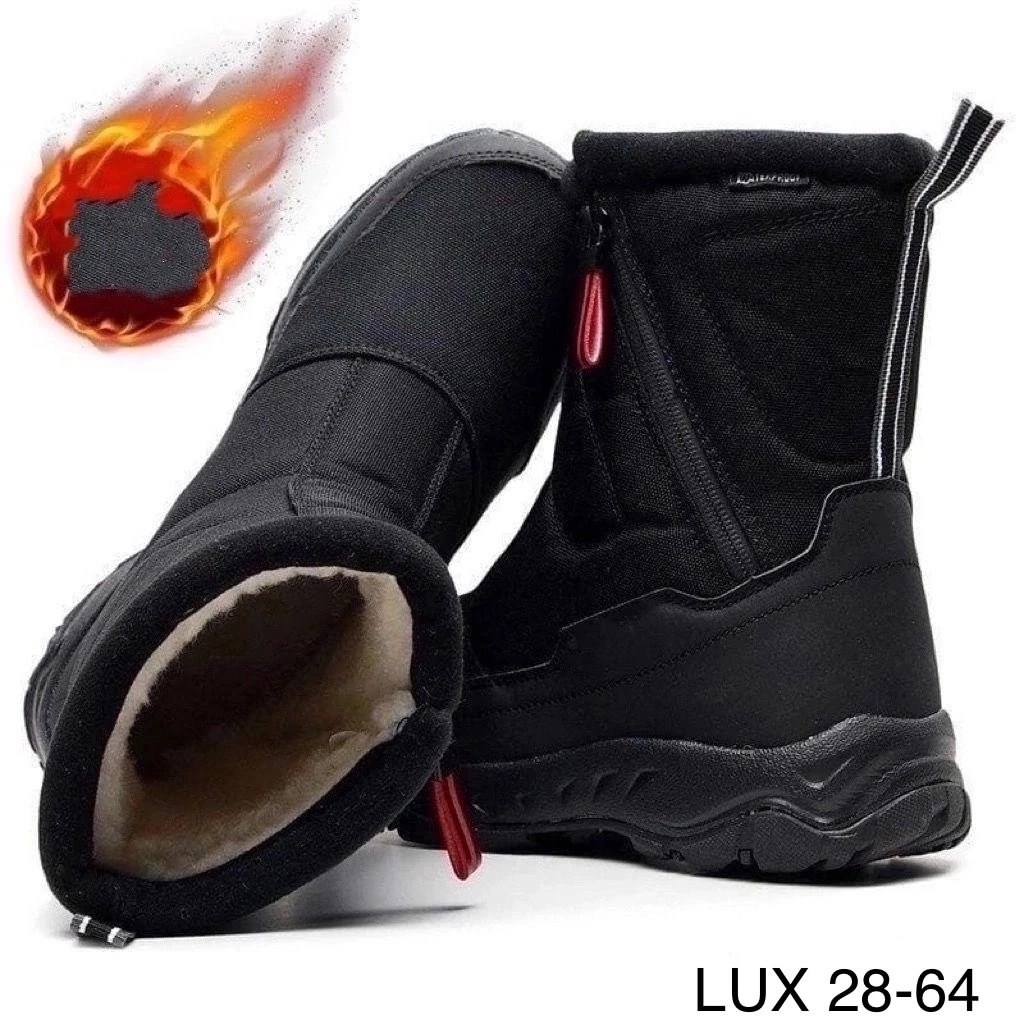 мужские дутики зимние,мужские дутики,,зимняя ,дутики зимние на молнии непромокаемые gogc