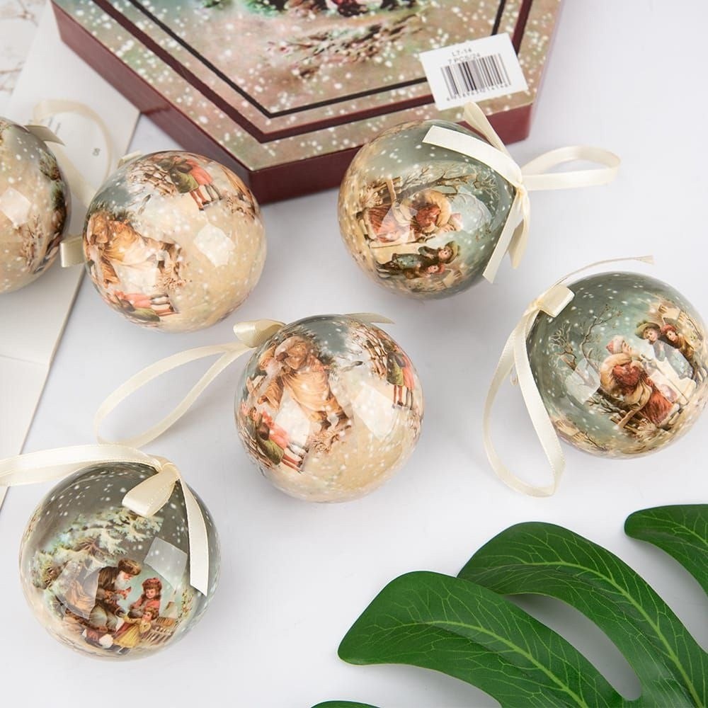 новогодний набор елочных шаров 7 шт,новогодний набор елочных шаров,набор елочных шаров,набор новогодние шары,набор елочных шариков