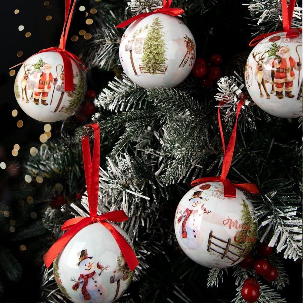 новогодний набор елочных шаров 7 шт,новогодний набор елочных шаров,набор елочных шаров,елочные шары набор новогодние,новогодний набор елочных шаров 7 штук