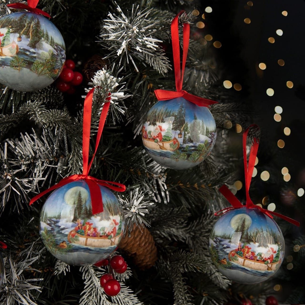 новогодний набор елочных шаров 7 шт,набор елочных шаров новогодние,набор елочных шаров в коробке,набор елочных шаров,шары новогодние набор